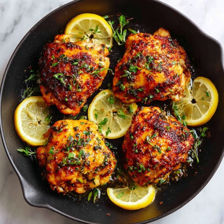 Baked Lemon Butter Chicken Recipe