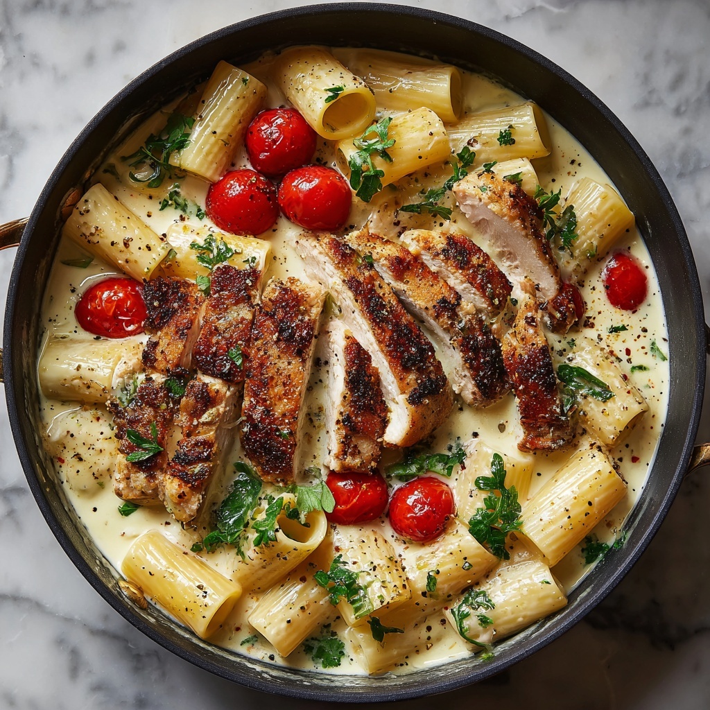 Creamy Ricotta Chicken Pasta Recipe - Recipe Image