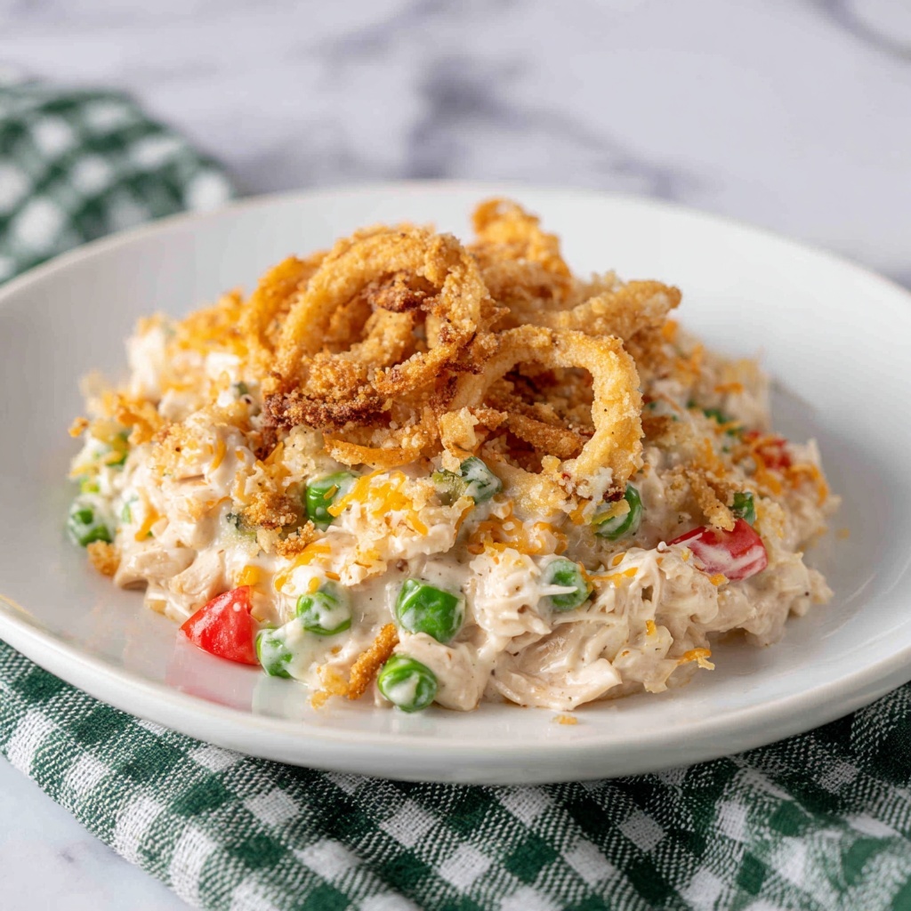 The BEST Hot Chicken Salad Recipe - Recipe Image