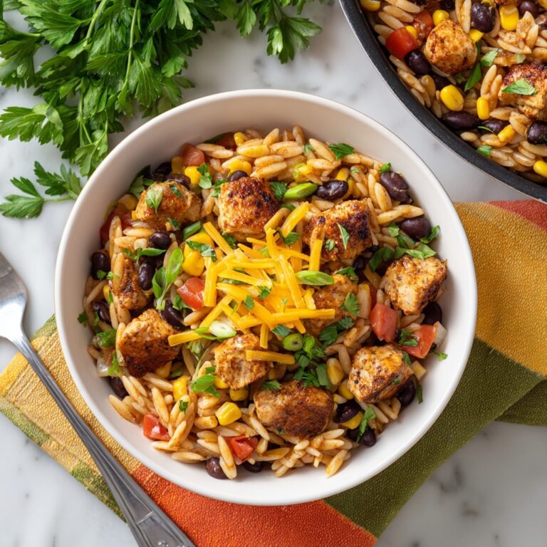 Chicken Enchilada Orzo Recipe