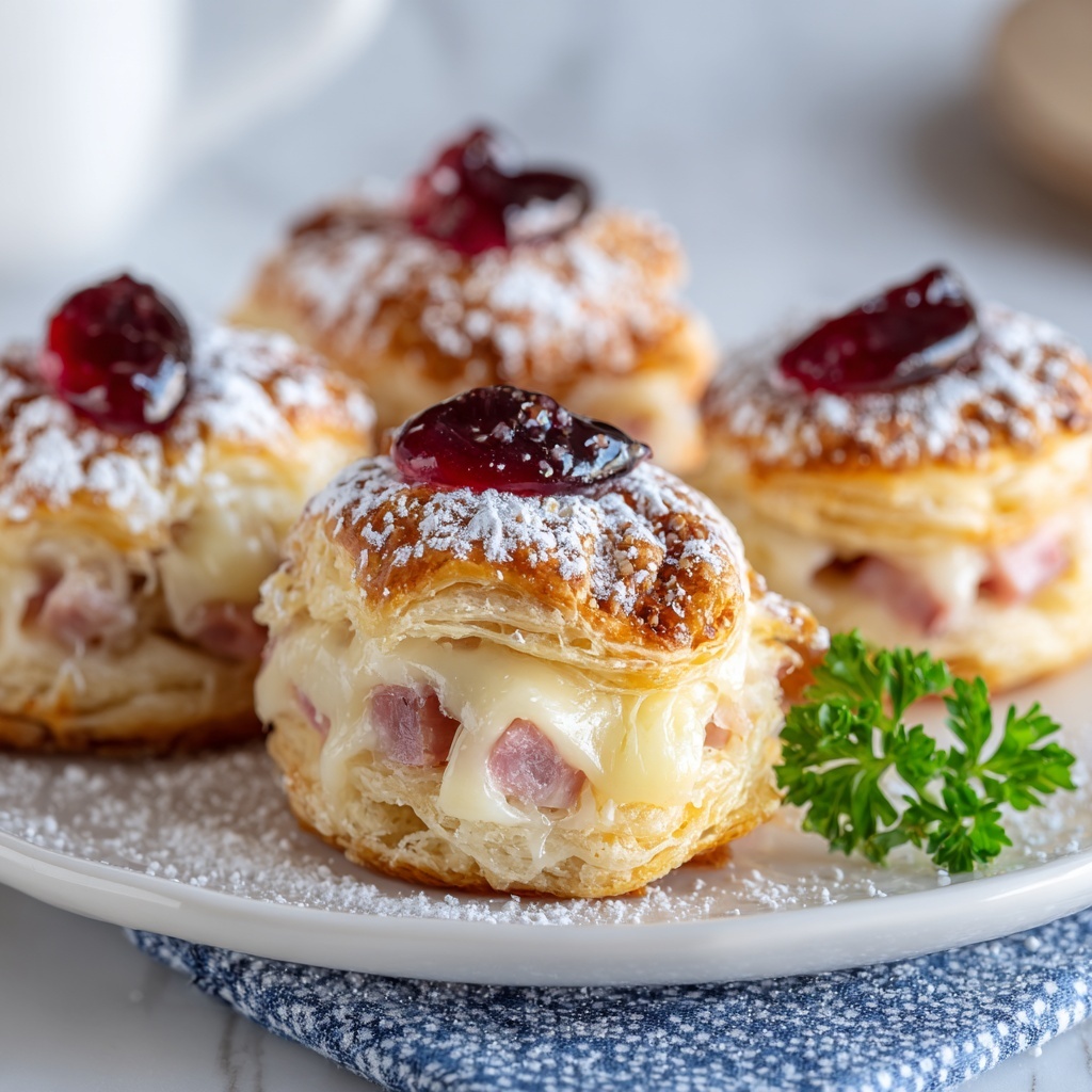 Monte Cristo Puff Pastry Bites Recipe - Recipe Image