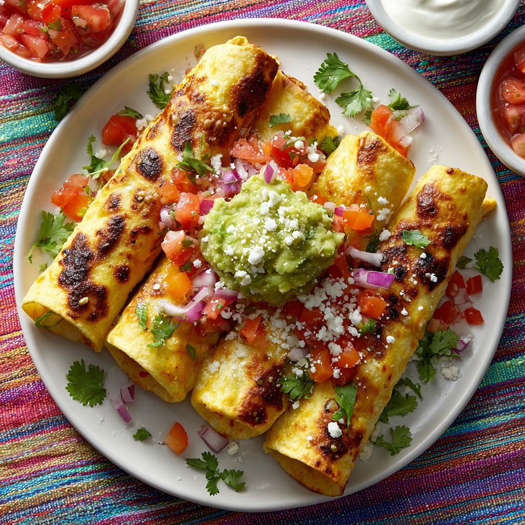 Baked Chicken Taquitos Recipe - Recipe Image