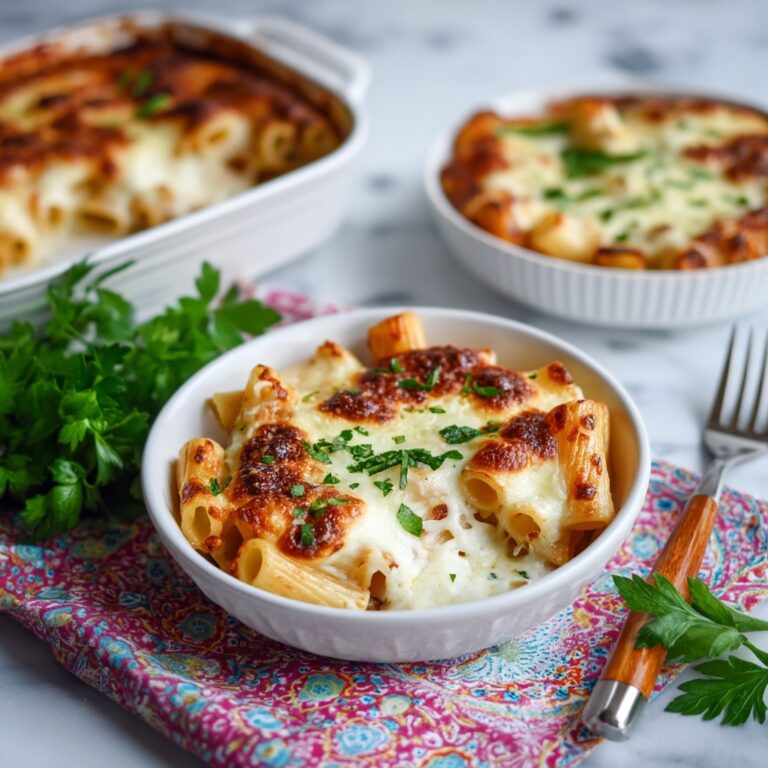 Four Cheese Pasta Bake Recipe
