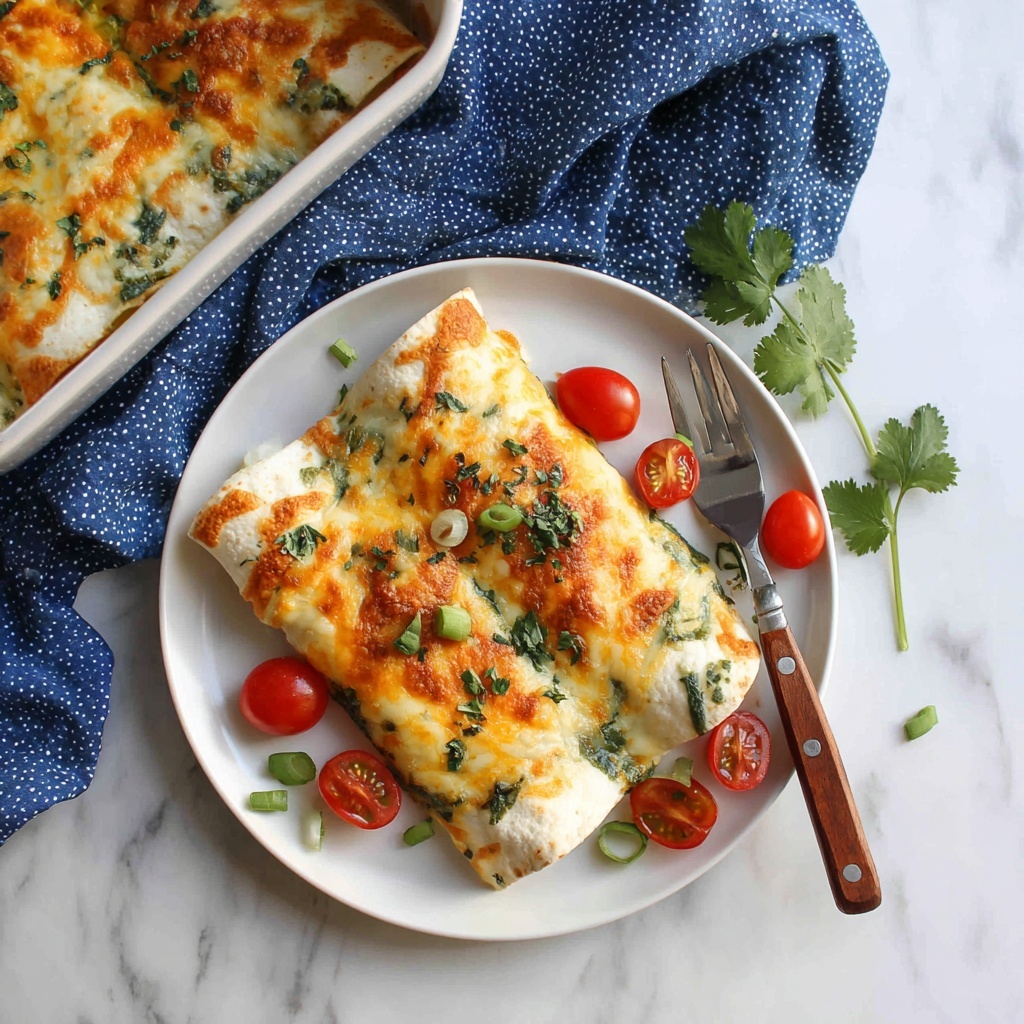 Breakfast Enchiladas with Green Chiles and Pepper Jack Cheese Recipe - Recipe Image