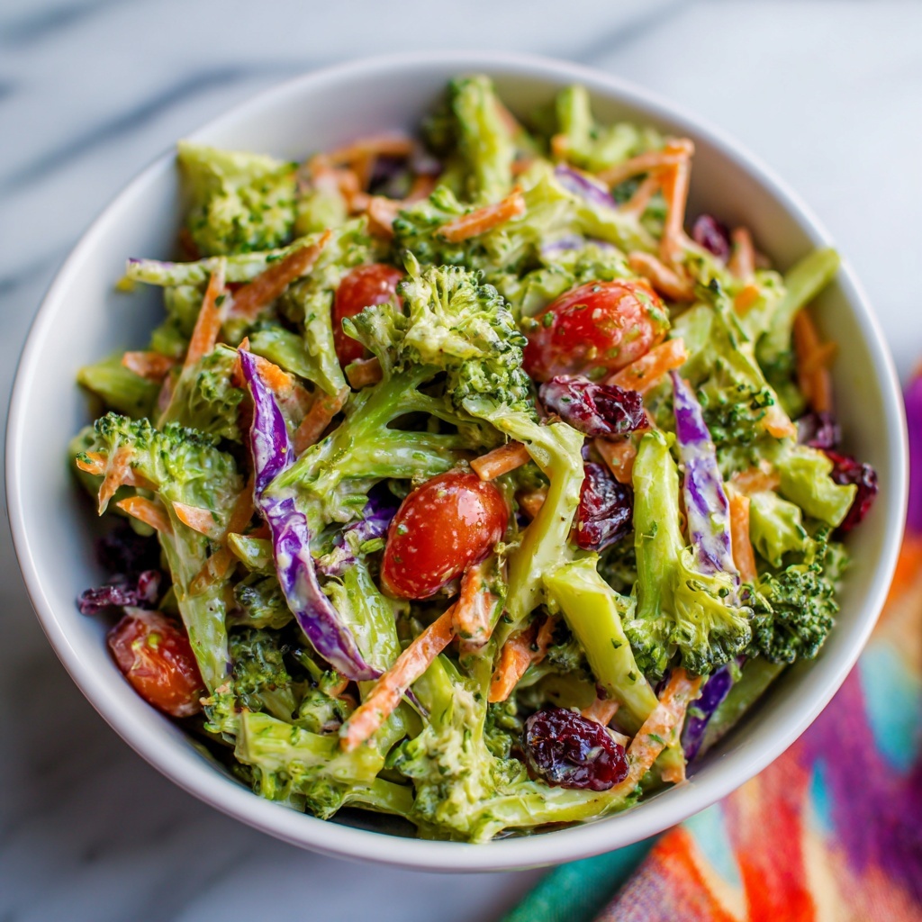 Broccoli Cranberry Slaw Recipe - Recipe Image