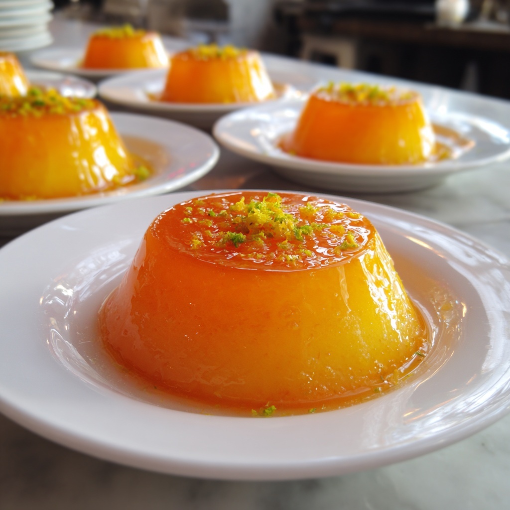 Dairy-Free Mango Panna Cotta with Coconut and Lime Recipe - Recipe Image