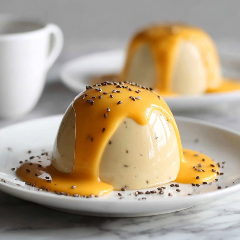 Passion Fruit Panna Cotta with Coconut Cream and Lime Passion Fruit Coulis Recipe