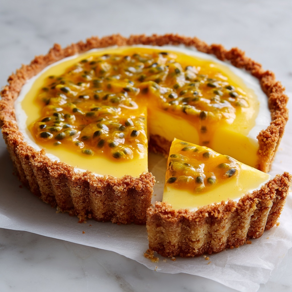 Vegan Passion Fruit Tart Recipe - Recipe Image