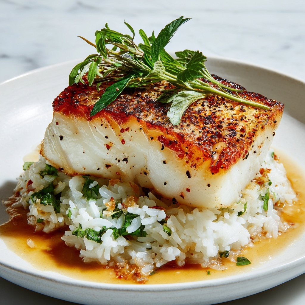 Heavenly Roasted Halibut with Lemon and Parsley Recipe - Recipe Image