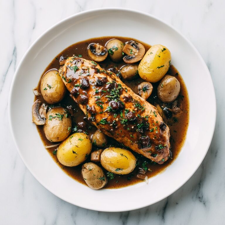 Savory Chicken with Mushrooms and Potatoes Recipe