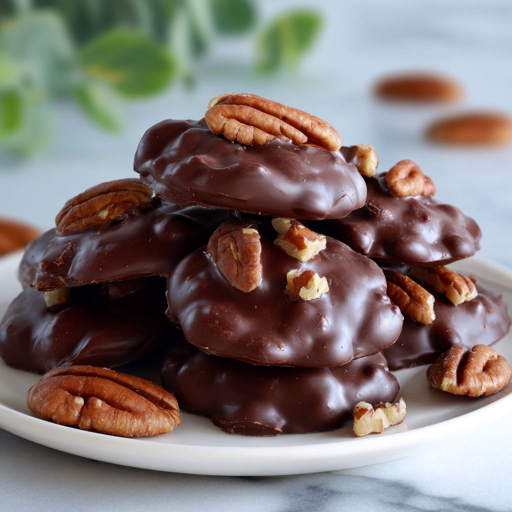 Chocolate Pecan Turtle Clusters Recipe - Recipe Image
