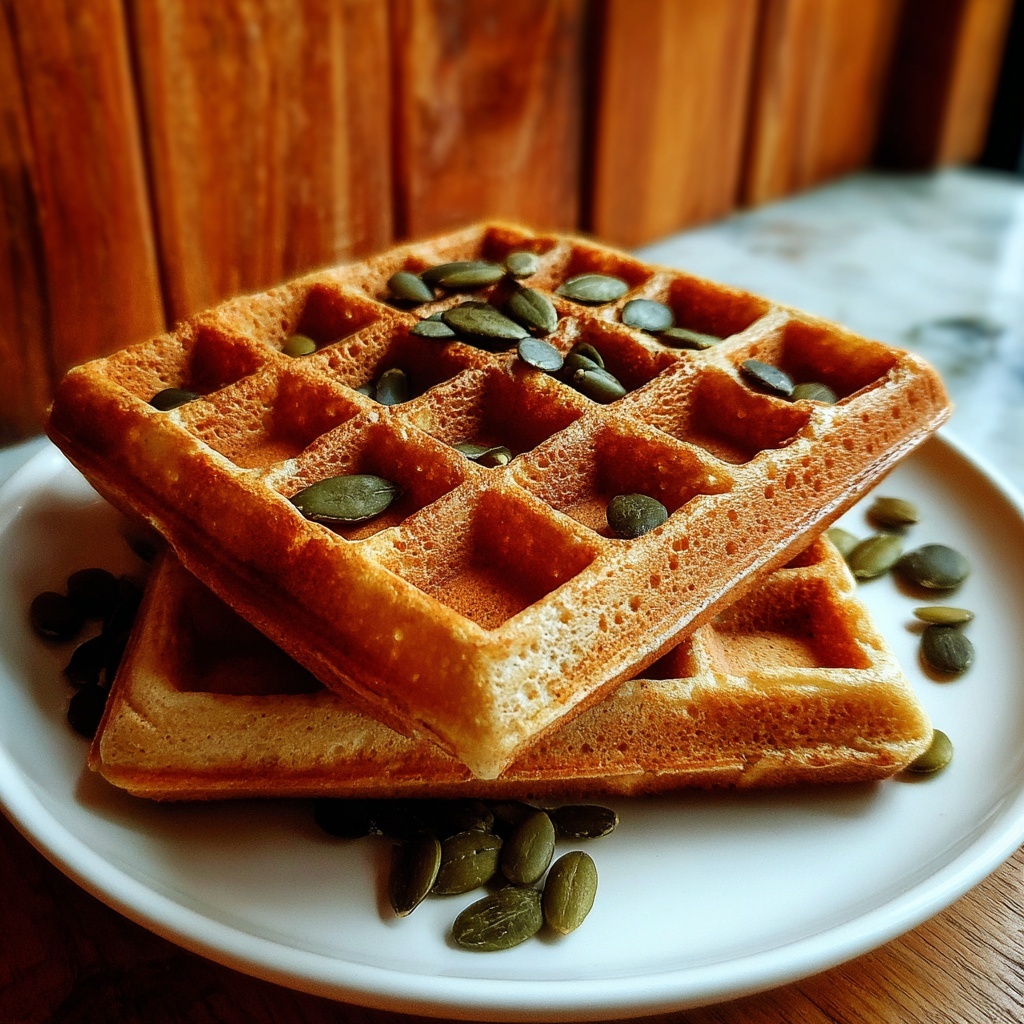 Pumpkin Waffles Recipe - Recipe Image
