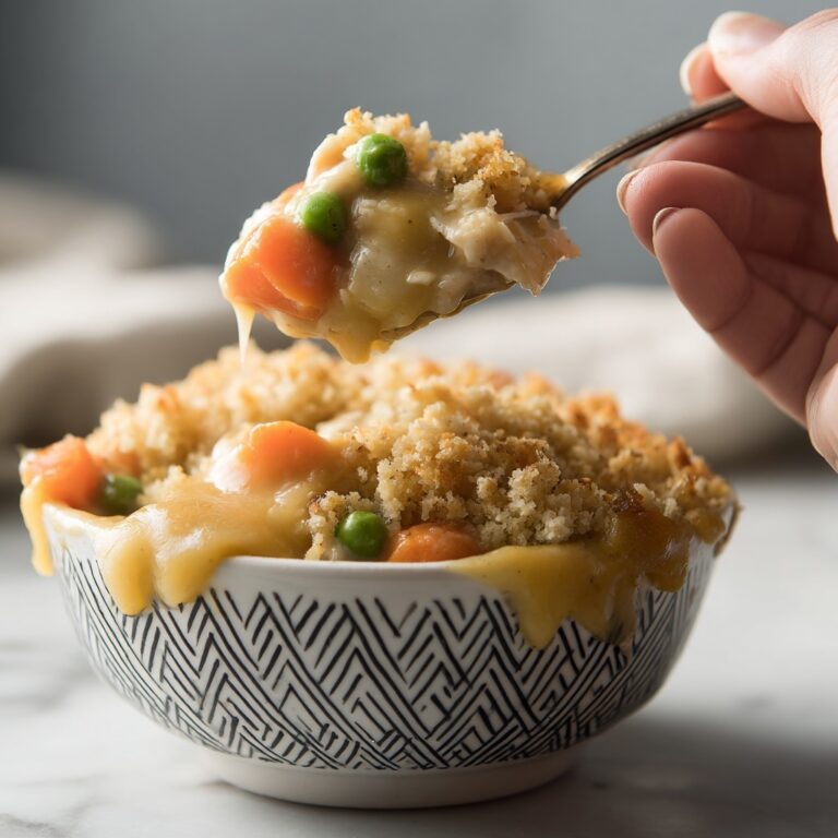 Sweet Potato Chicken Pot Pie Casserole Recipe