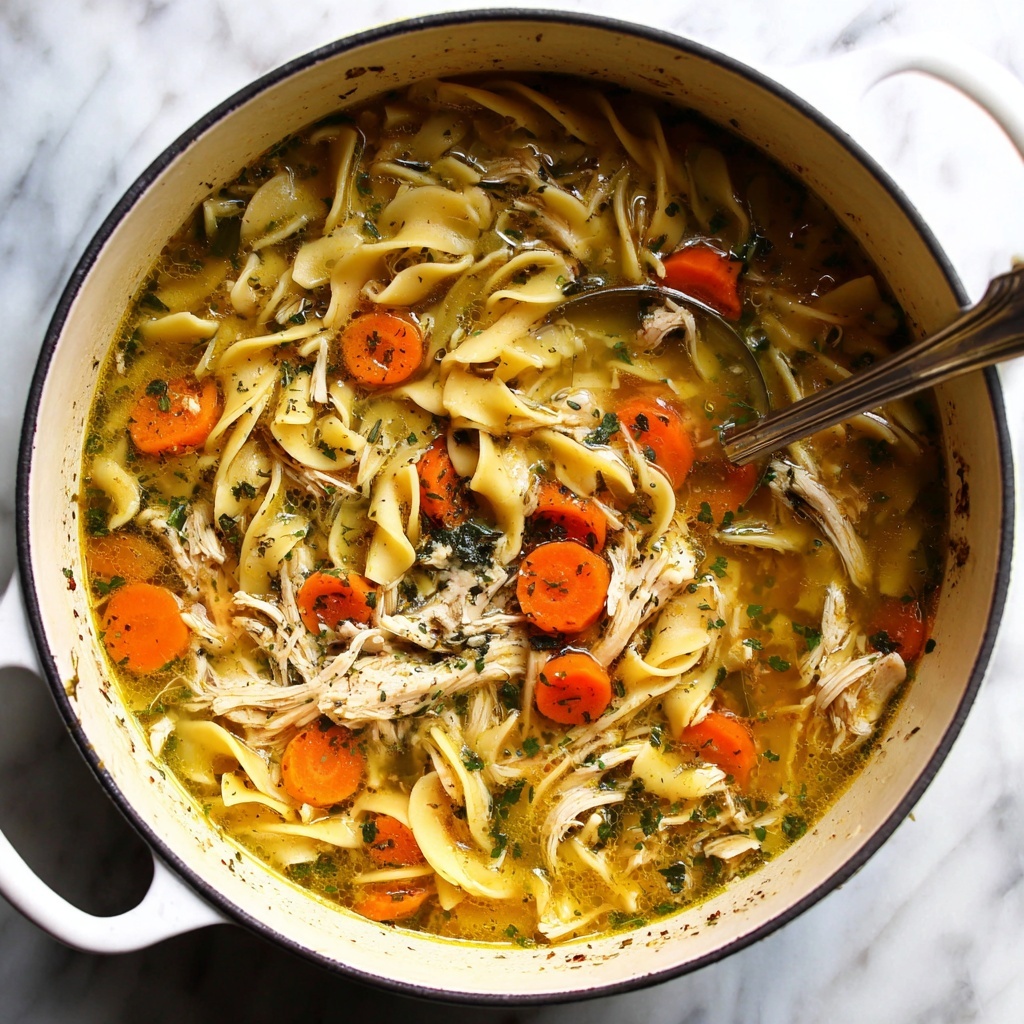 Classic Chicken Noodle Soup Recipe - Recipe Image