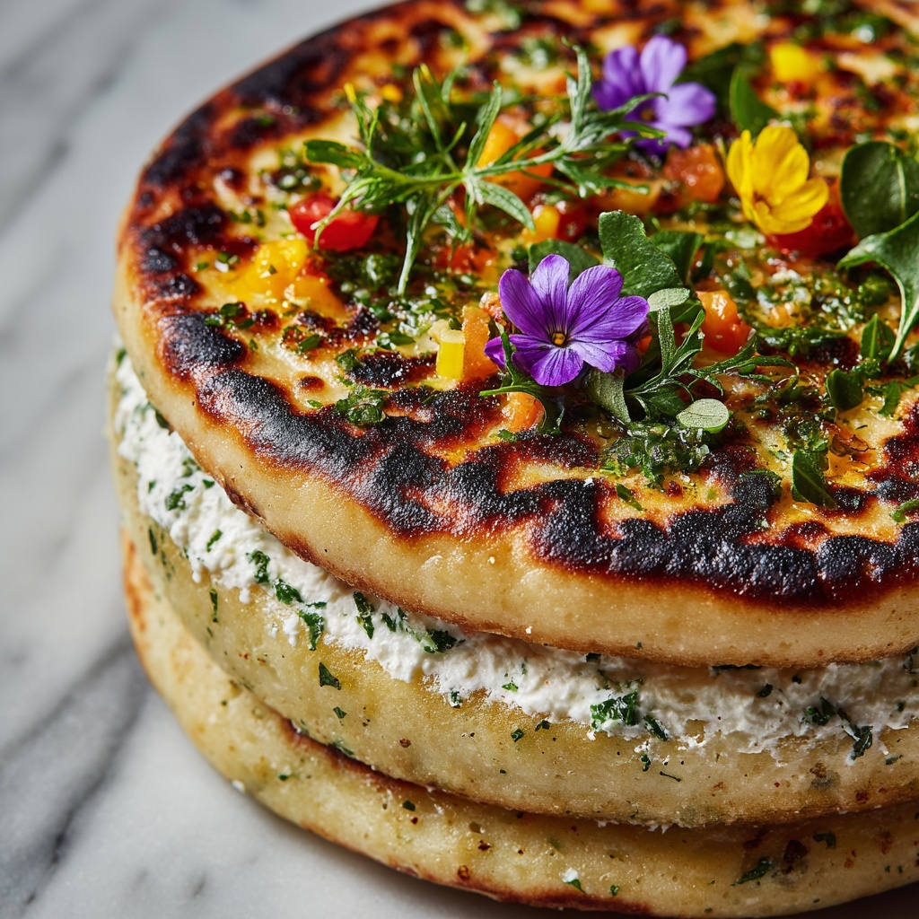 Grilled Naan (Indian Flatbread) Recipe - Recipe Image