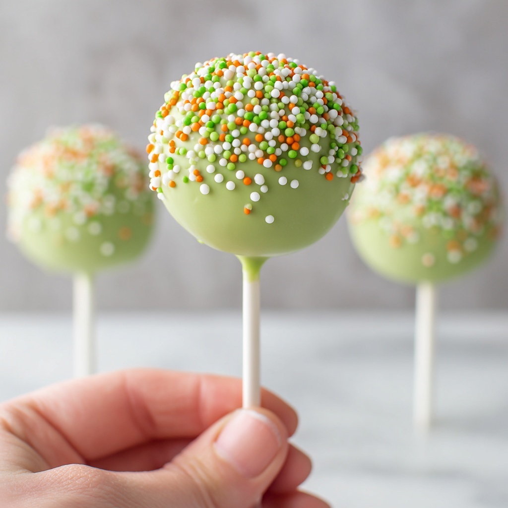 St. Patrick’s Day Cake Pops Recipe - Recipe Image