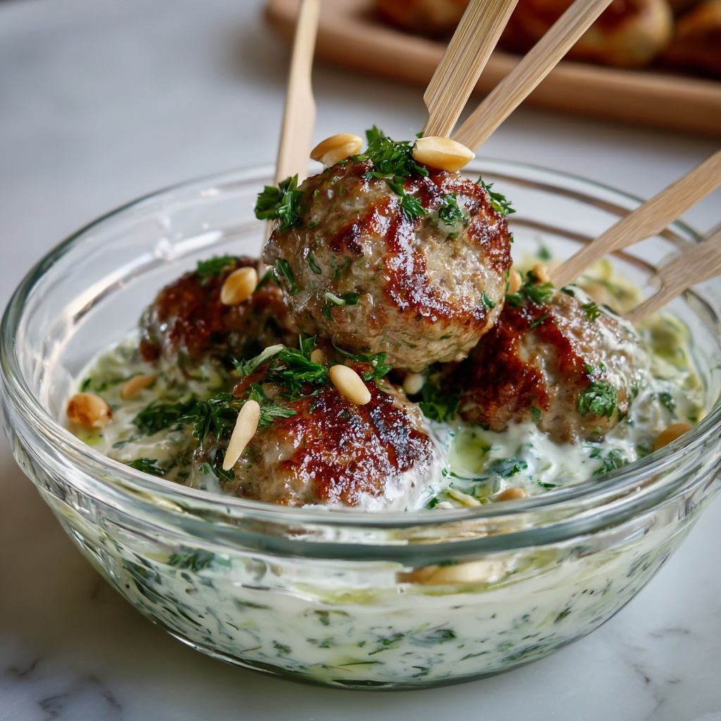 Greek-Inspired Lamb Meatballs Recipe - Recipe Image