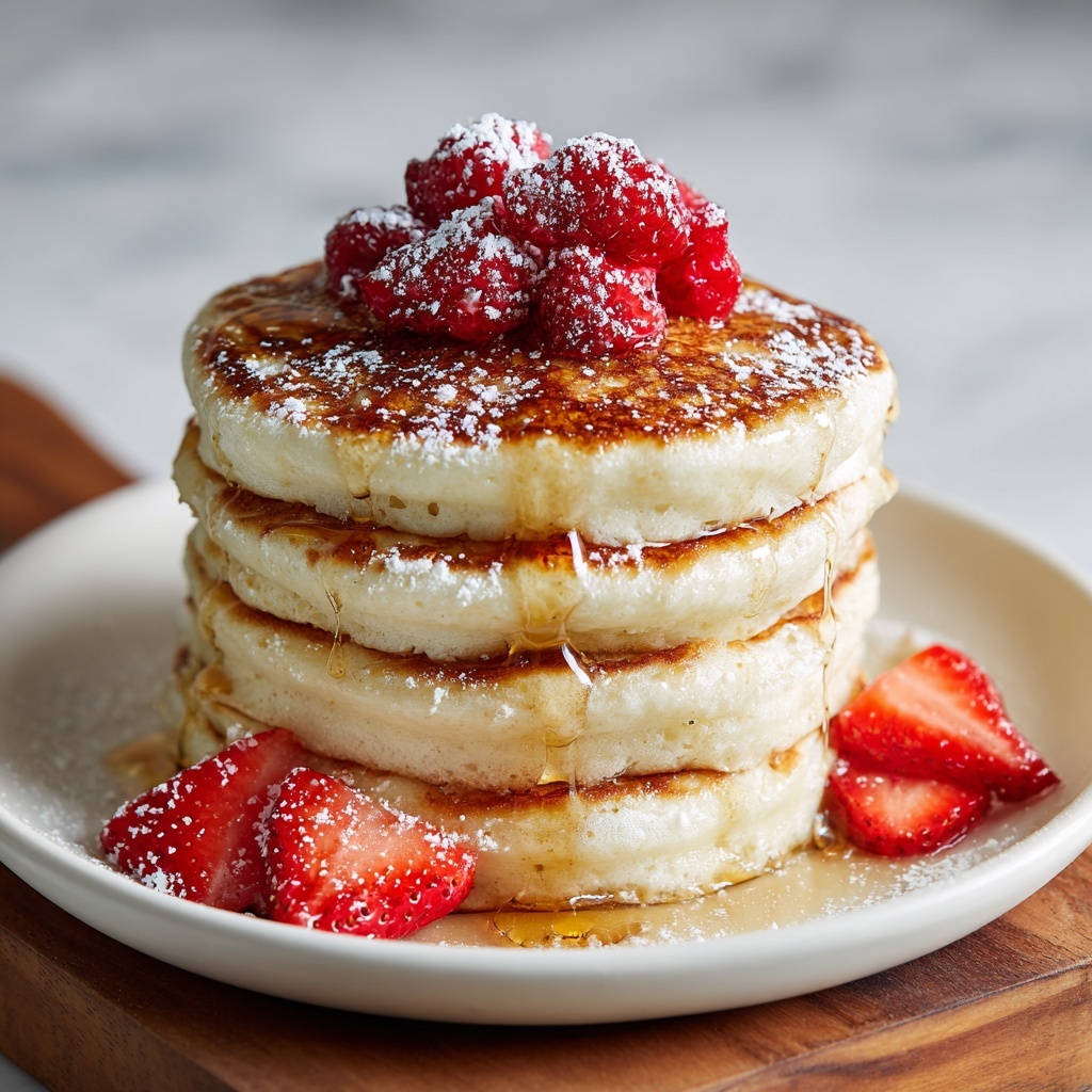 Fluffy Japanese Soufflé Pancakes Recipe - Recipe Image