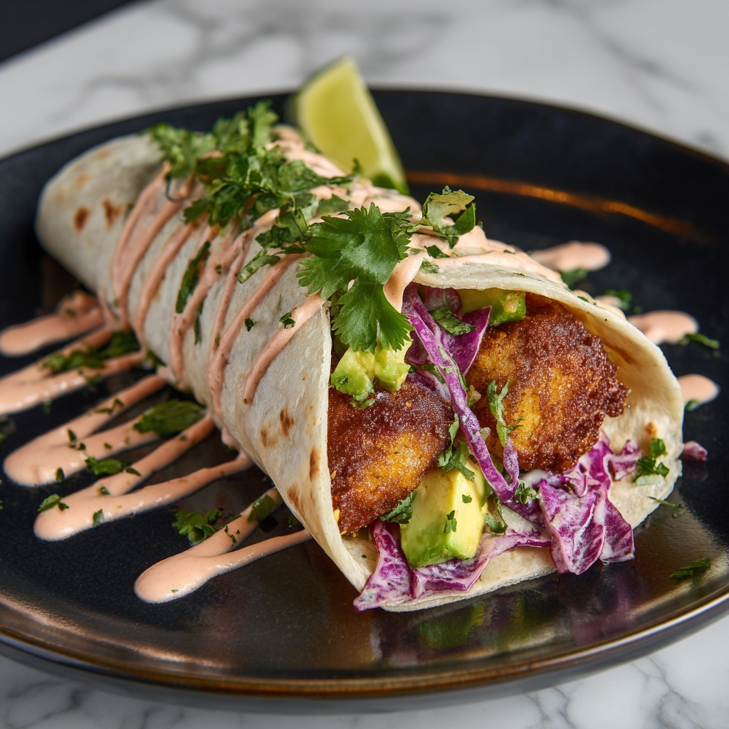 Southern Catfish Tacos with Crunchy Slaw Recipe - Recipe Image