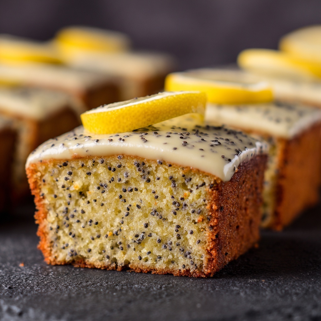 Lemon Poppy Seed Pudding Cake Recipe - Recipe Image