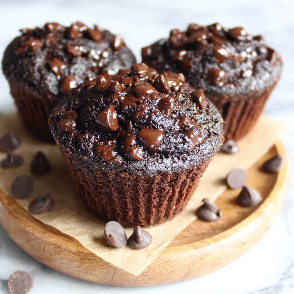 Costco Chocolate Muffins (Homemade Version!) Recipe - Recipe Image