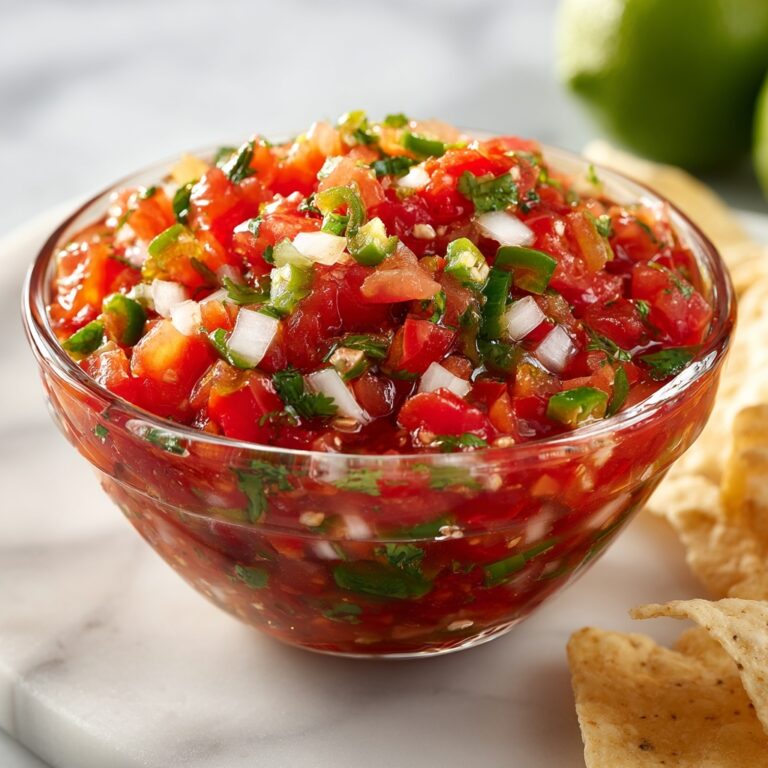 Easy Pico de Gallo Salsa Recipe