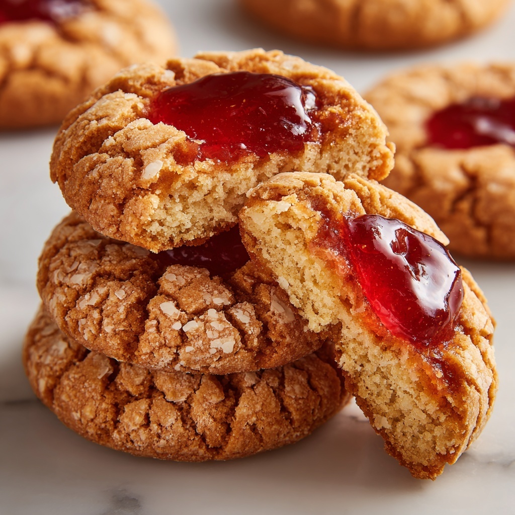 Peanut Butter and Jelly Cookies Recipe - Recipe Image