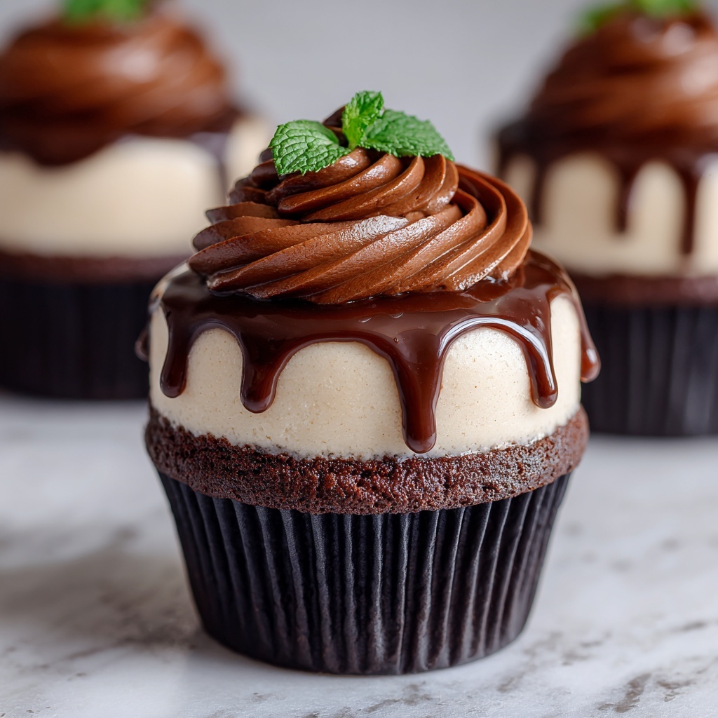 Brownie Cupcake Cheesecakes Recipe - Recipe Image