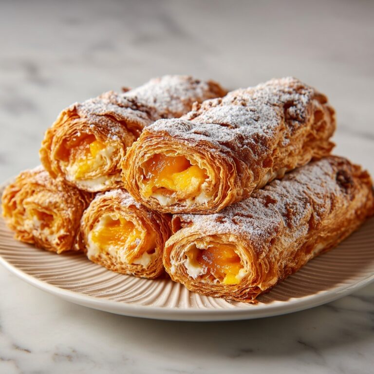 Crispy Peach Cobbler Egg Rolls: A Fun Twist Recipe