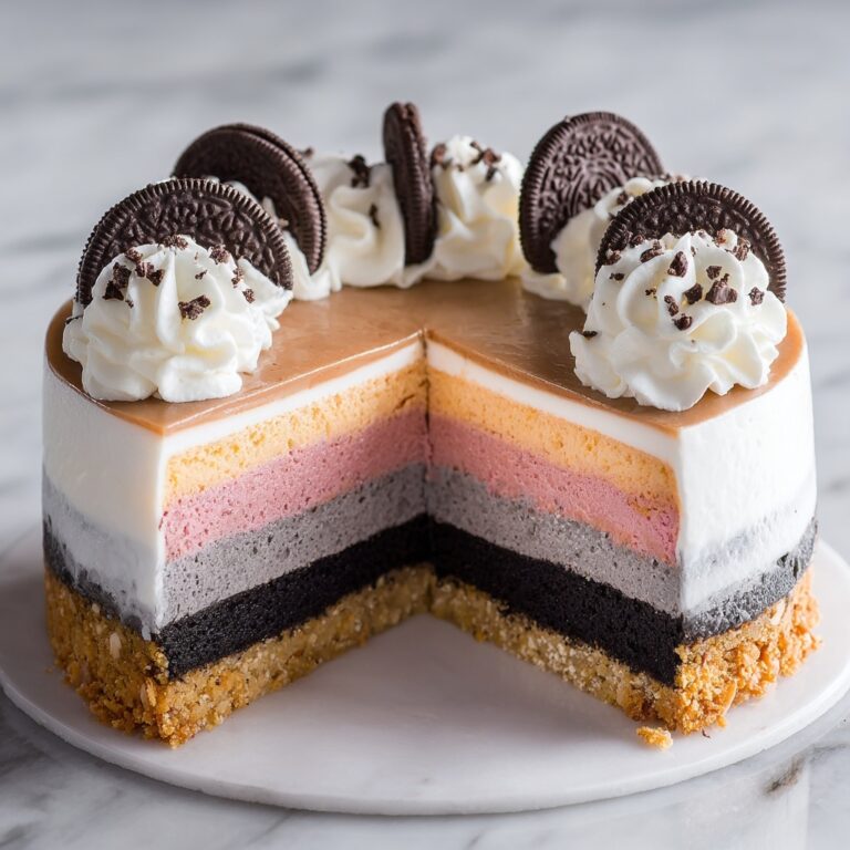 No-Bake Kinder Cheesecake with Kinder Bueno Pieces Recipe