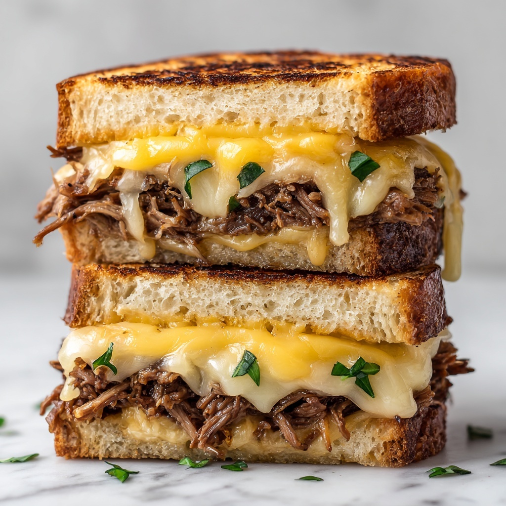Southern Brisket Grilled Cheese Recipe - Recipe Image