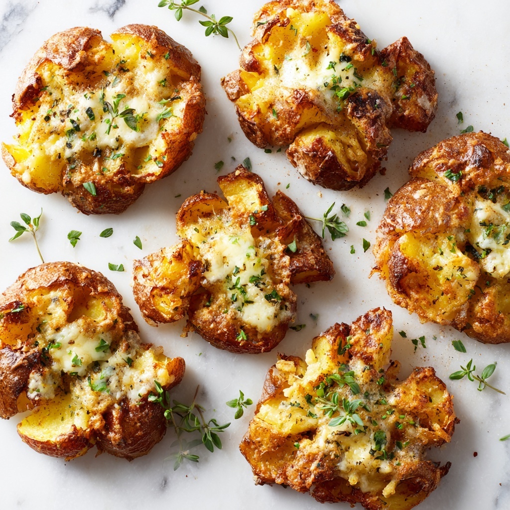 Crispy Air-Fryer Smashed Potatoes Recipe - Recipe Image