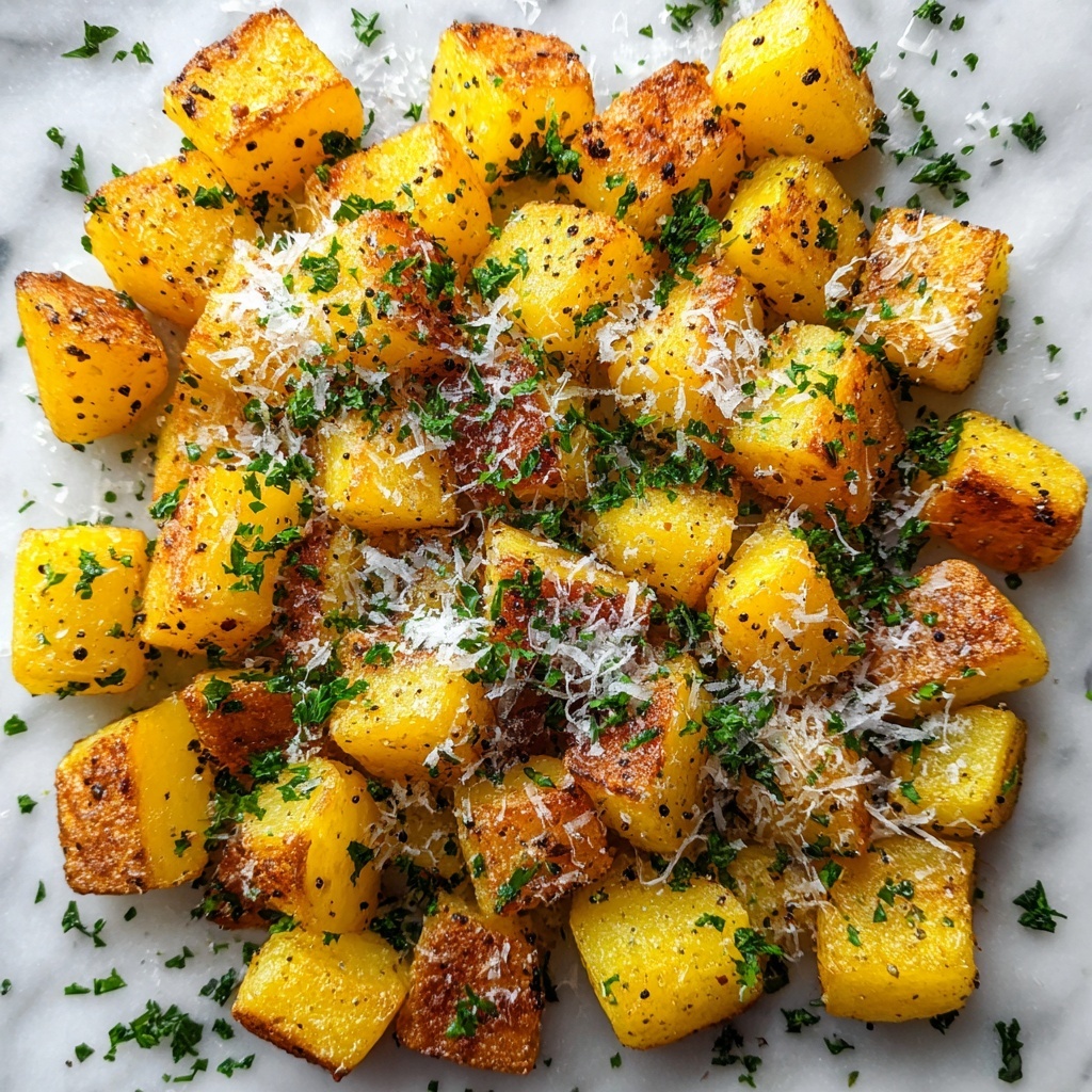 Parmesan Garlic Roasted Potatoes Recipe - Recipe Image