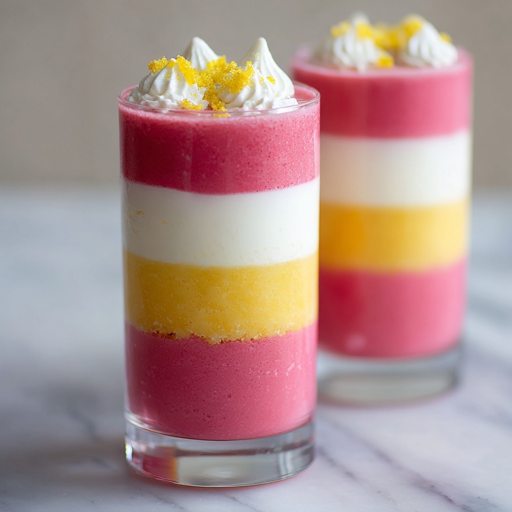 Layered Raspberry and Mango Sundae Recipe - Recipe Image