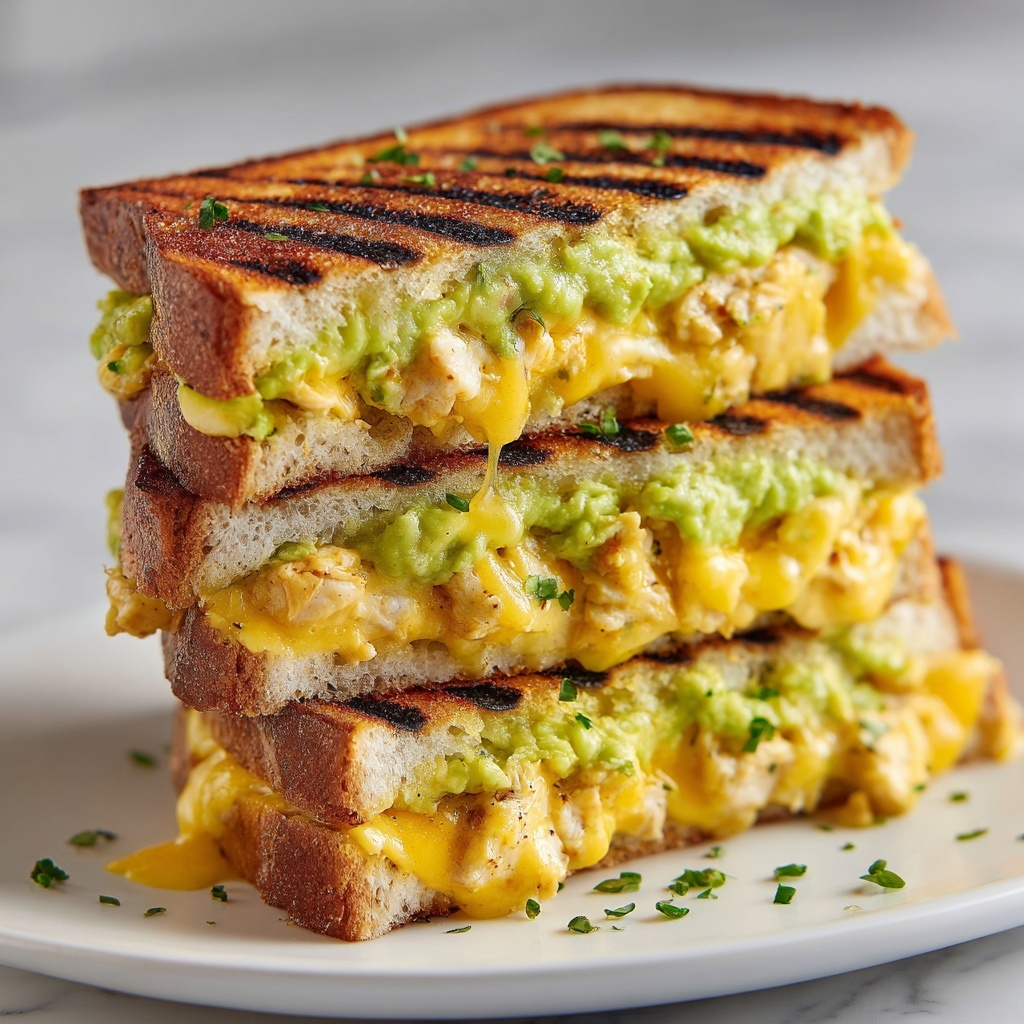 Chicken Avocado Melt Sandwich Recipe - Recipe Image