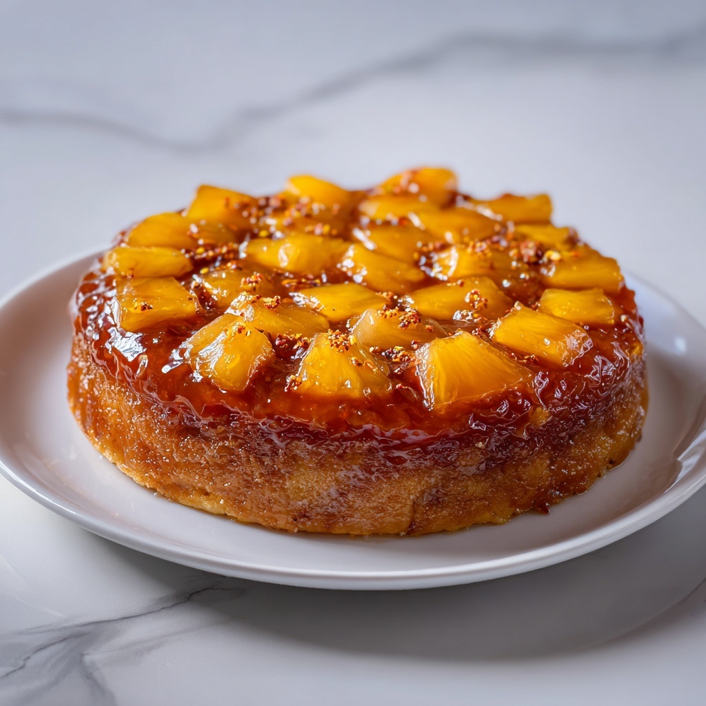 Pineapple Upside-Down Cake Recipe - Recipe Image