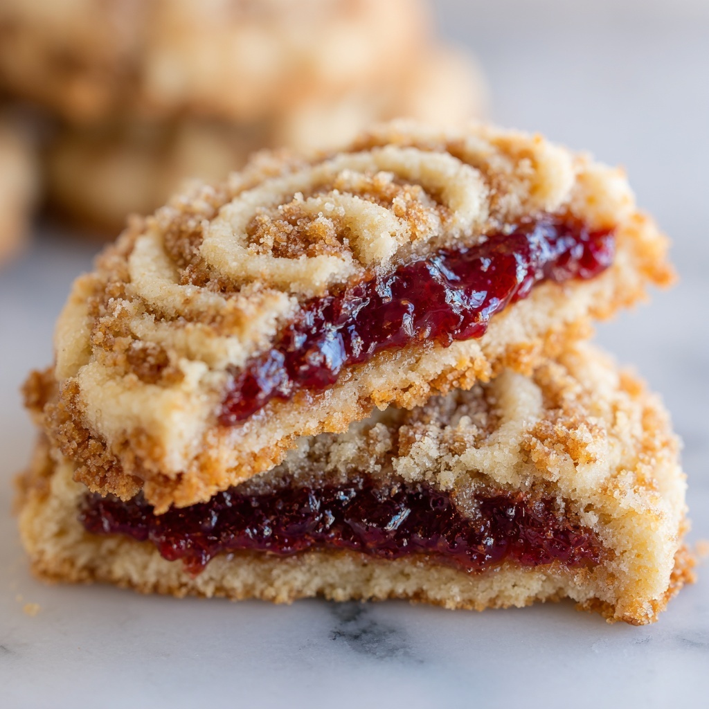 Peanut Butter and Jelly Cookies Recipe - Recipe Image