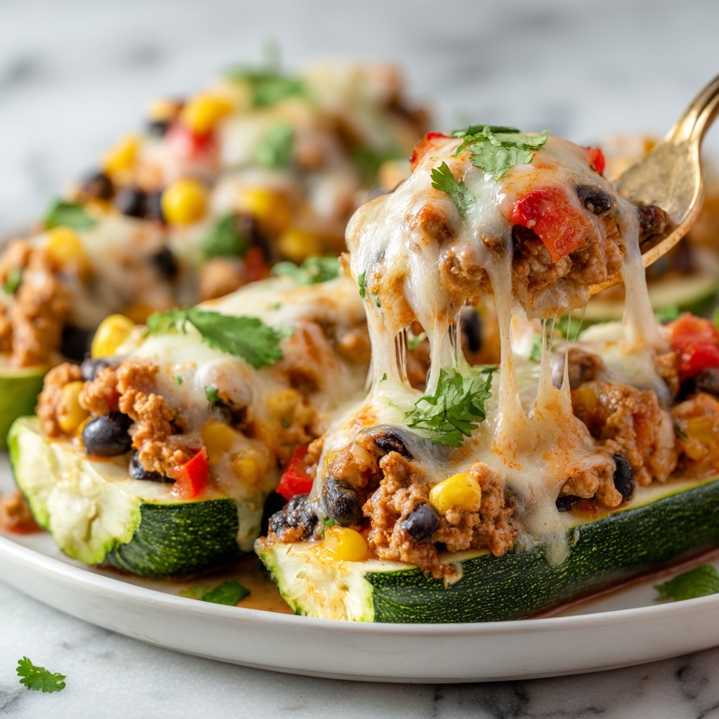 Mexican Zucchini Boats Recipe - Recipe Image