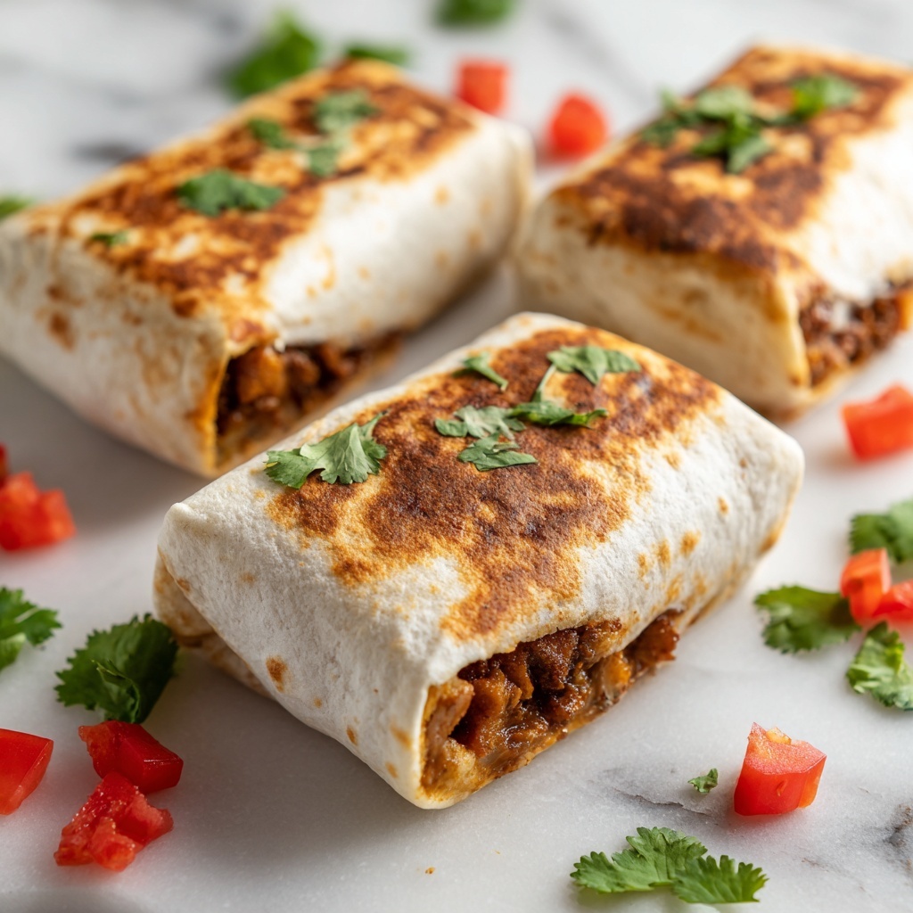 Baked Chicken Chimichangas Recipe - Recipe Image