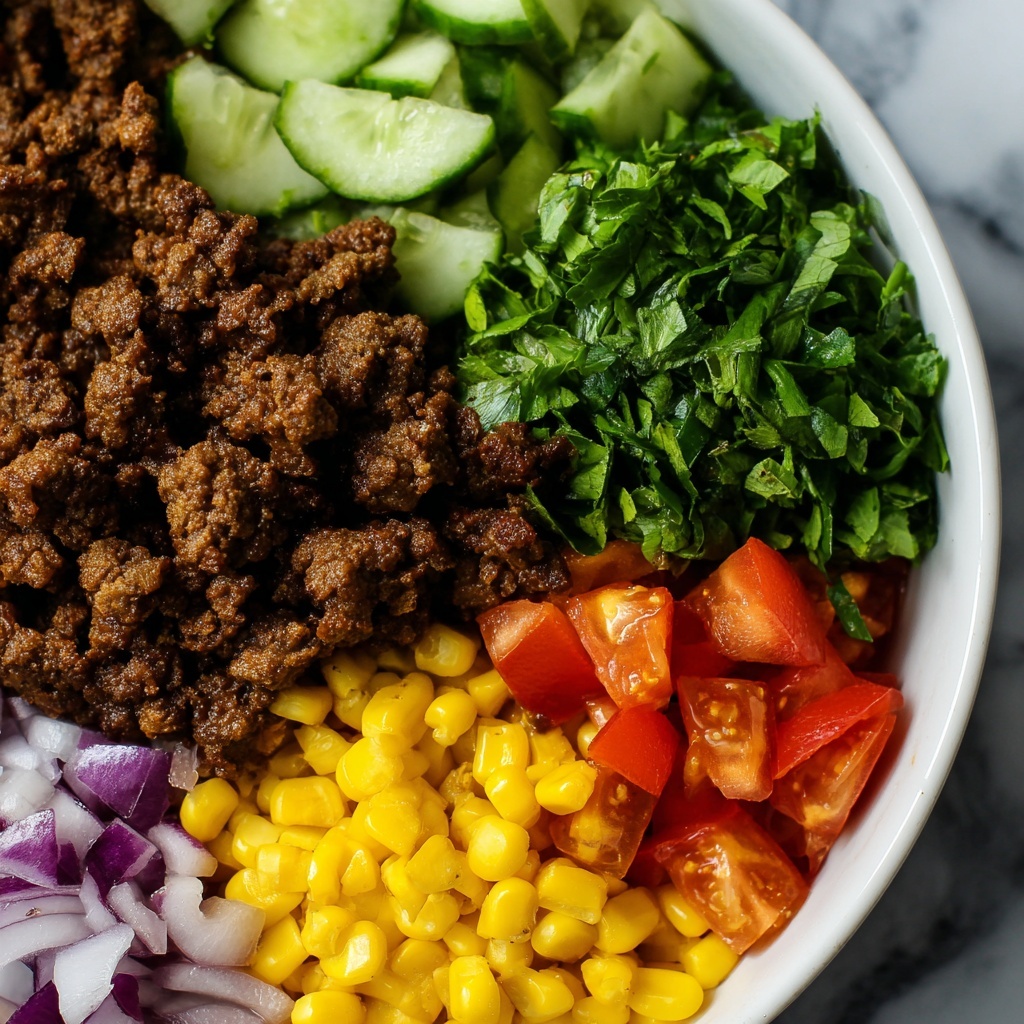 Turkey Taco Lunch Bowls: An Amazing Ultimate Recipe - Recipe Image