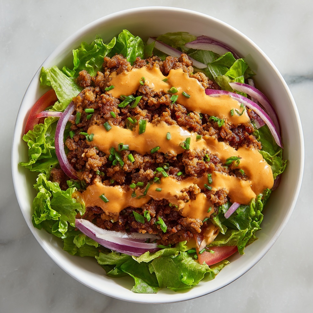 Big Mac Salad Recipe - Recipe Image