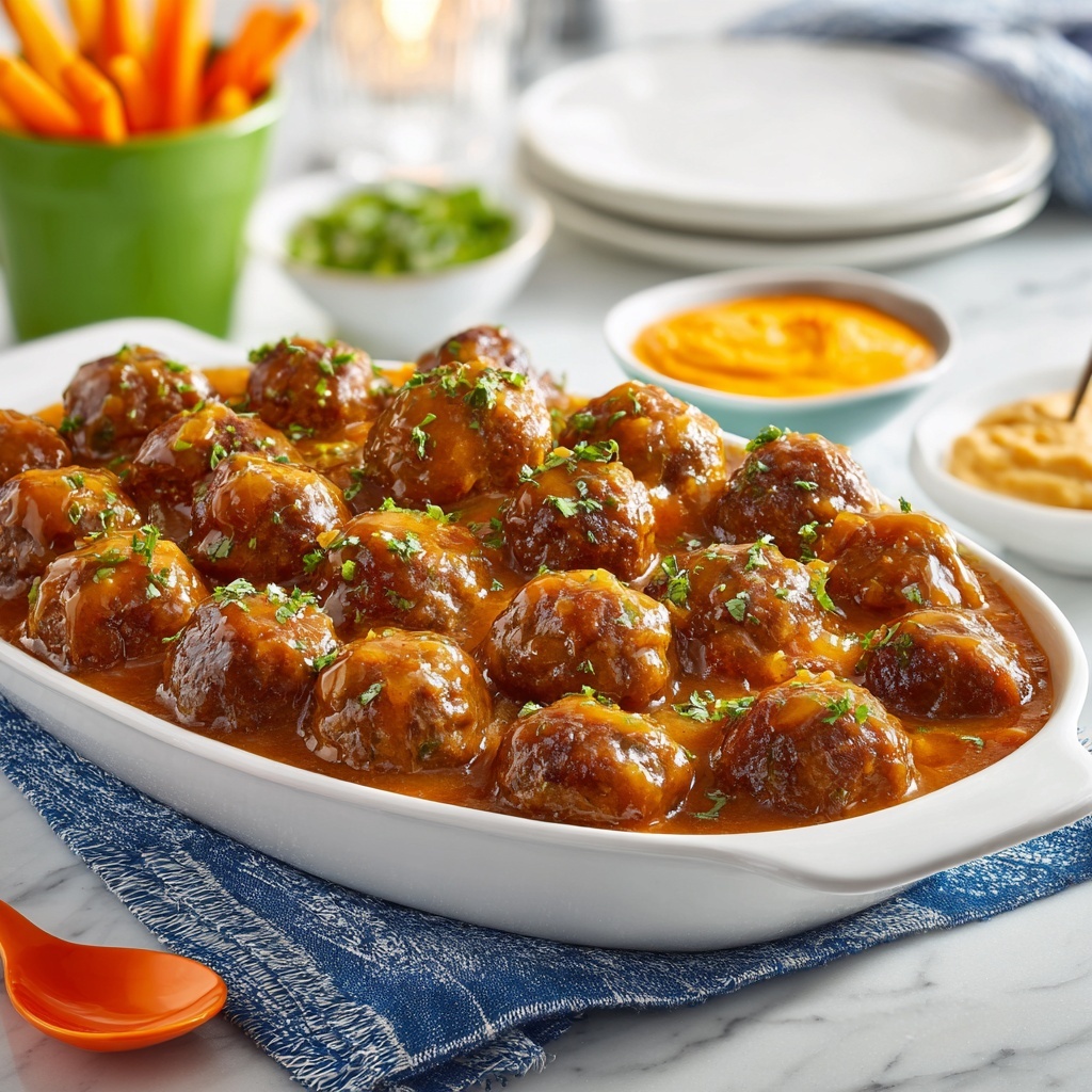 Sweet & Spicy Meatballs Recipe - Recipe Image