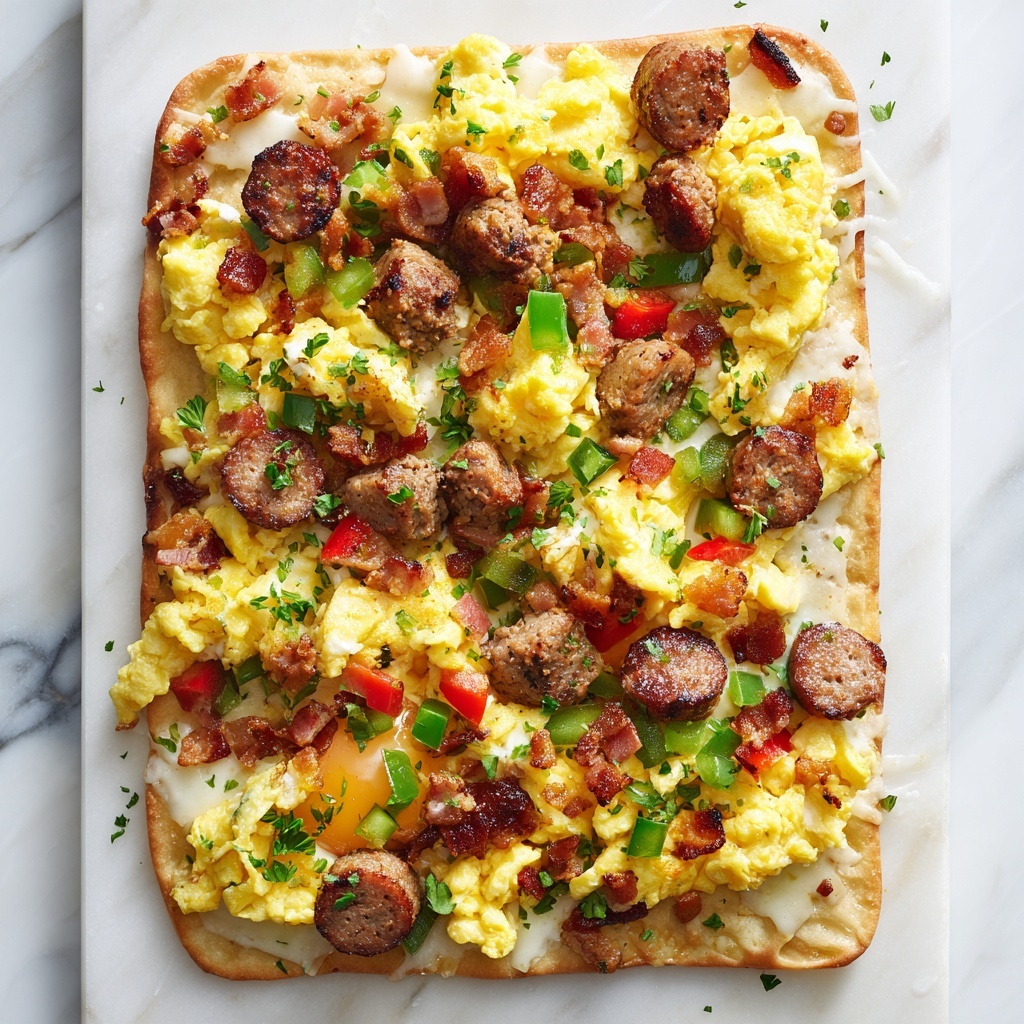 Breakfast Supreme Flatbread Recipe - Recipe Image