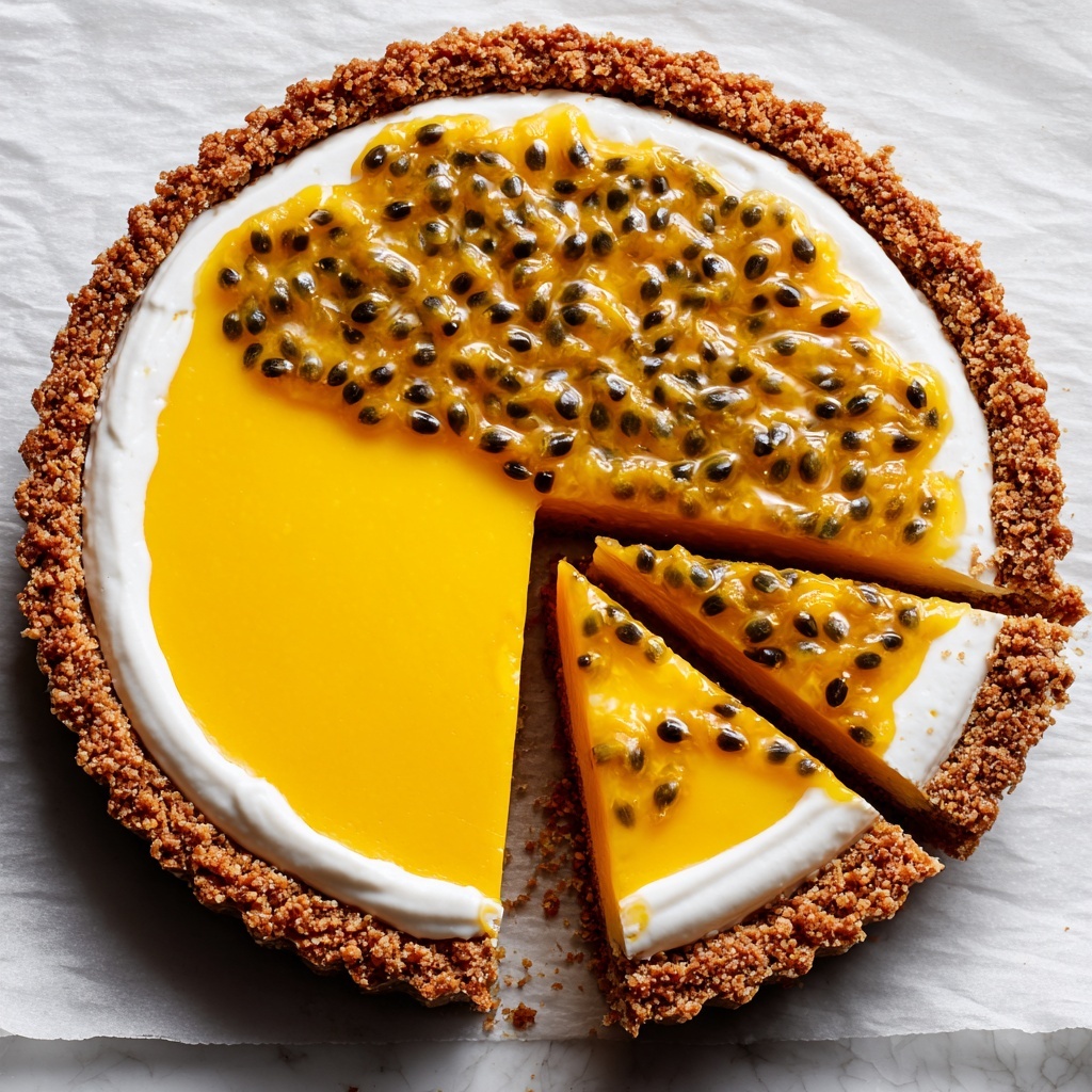 Vegan Passion Fruit Tart Recipe - Recipe Image