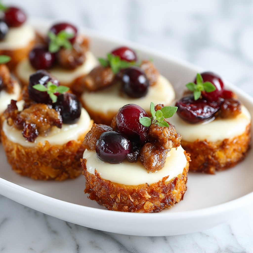 Cranberry Brie Bites Recipe - Recipe Image