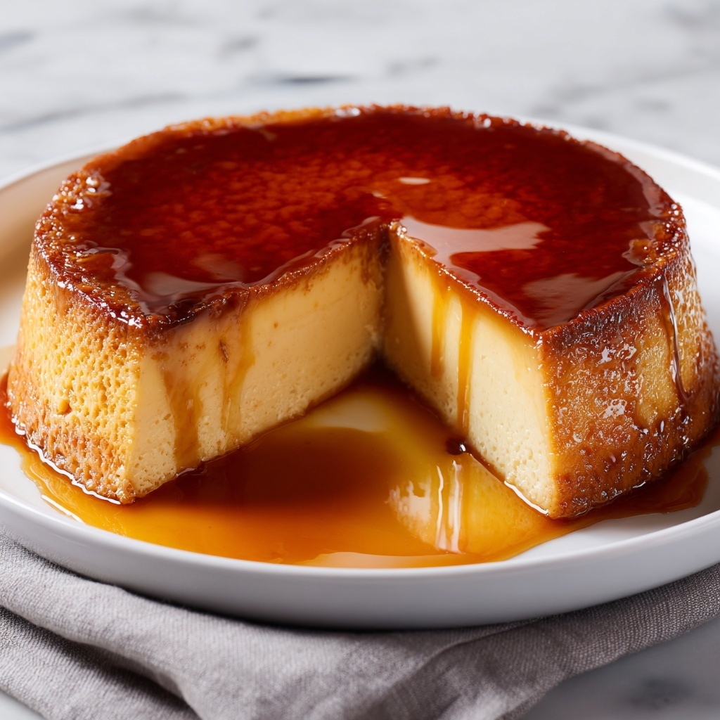 Creamy Caramel Flan Recipe - Recipe Image