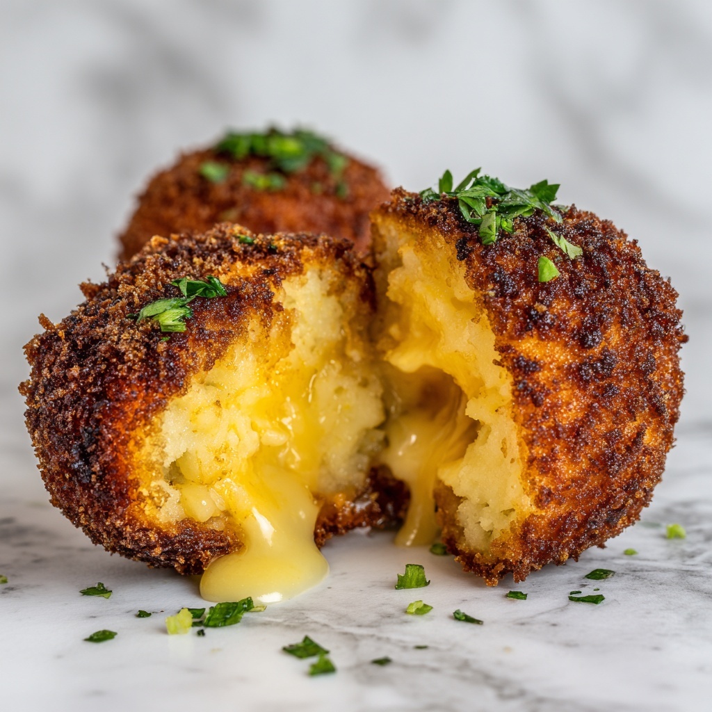 Crispy Potato Croquettes with Creamy Chicken Filling Recipe - Recipe Image