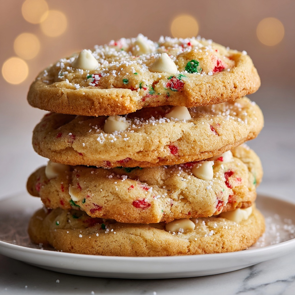 Cake Mix Christmas Cookies Recipe - Recipe Image