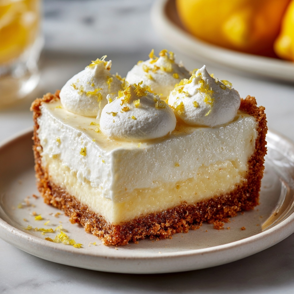 Lemon Cream Pie Bars Recipe - Recipe Image