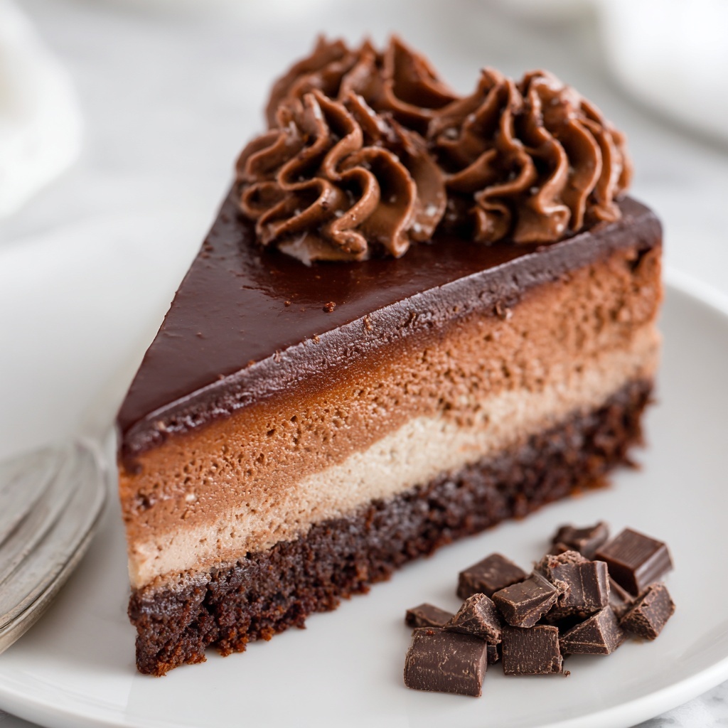 Keto Chocolate Cheesecake Recipe - Recipe Image